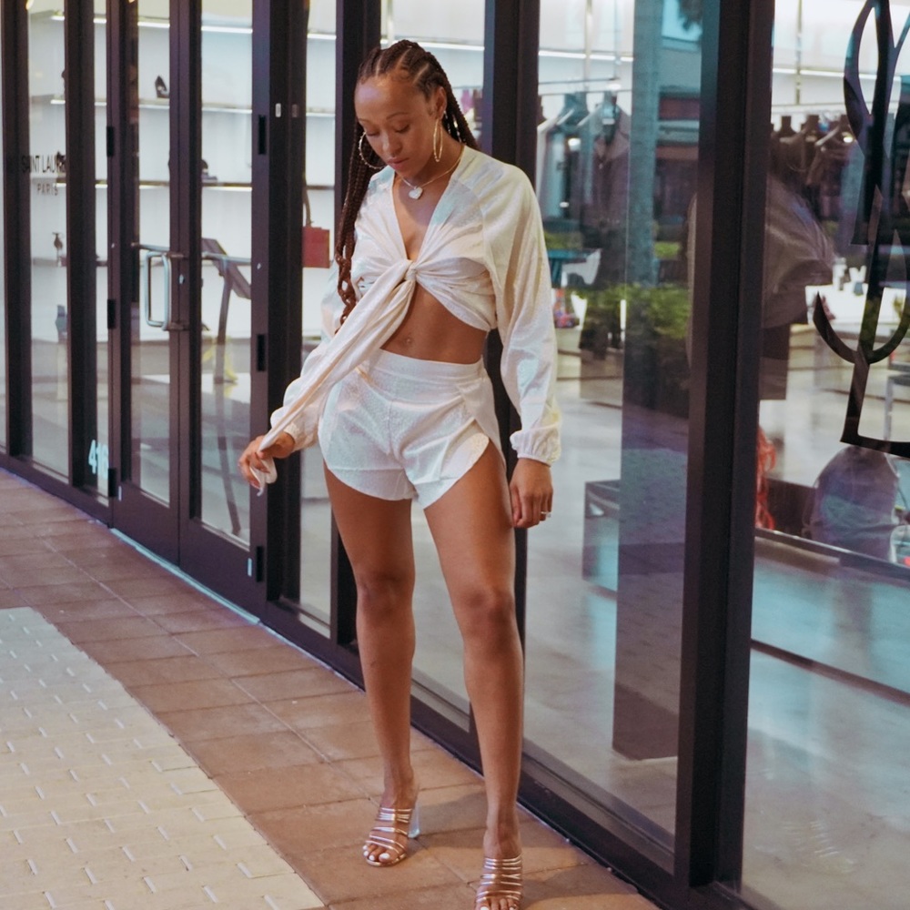 Slow Down | Silky Leopard Short Set